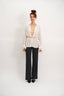 Frill Silk Blouse | S-L