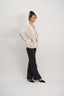 Frill Silk Blouse | S-L