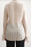 Frill Silk Blouse | S-L