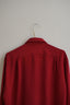 Bordeaux silk shirt