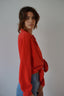 Red Silk Blouse