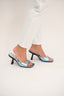 Blue Metallic Mules | EU 38