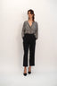 Pinstripe Classic Wool Pants | XS-M