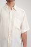 Ecru Short-Sleeved Shirt | S-XL