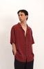 Bordeaux Silk Shirt | M-XXL