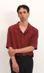 Bordeaux Silk Shirt | M-XXL