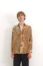 Paisley Gold Silk Shirt | S-L