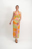 Summer Silk Maxi Dress