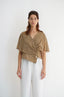 Ocre Tie-Waist Blouse | S-M