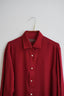 Bordeaux silk shirt